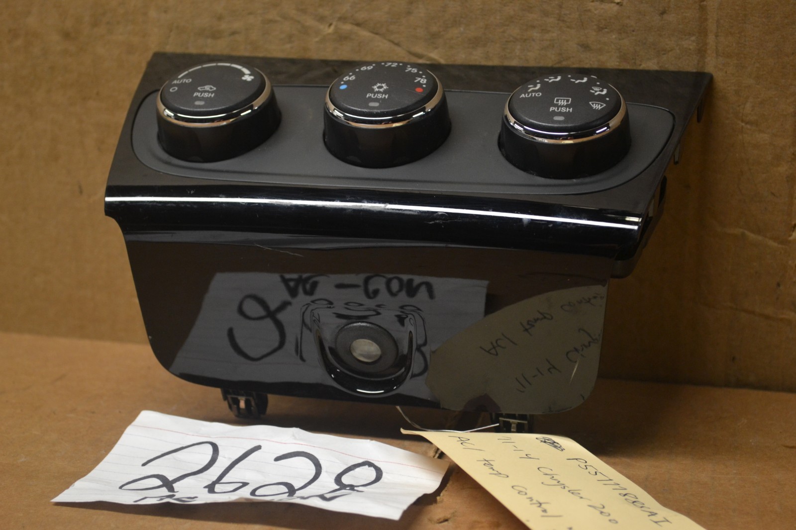 11 12 13 14 Chrysler 200 AC and Heater Control Used Stock #2628-AC 