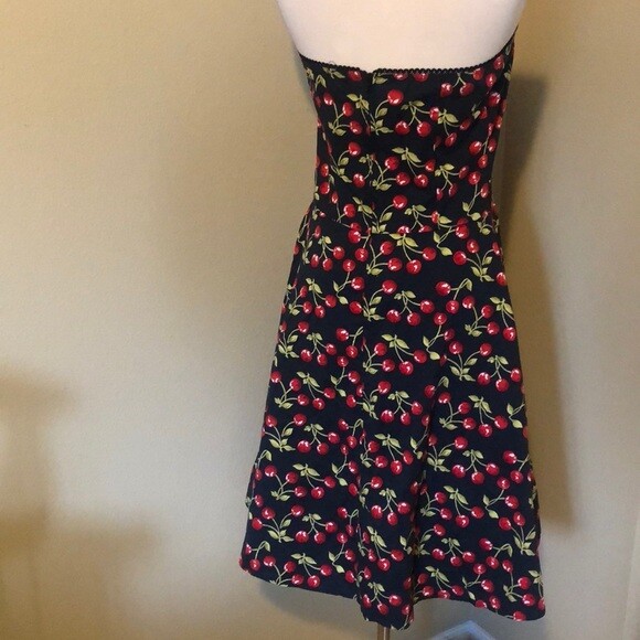Ruby Rox Cherry Strapless Dress Size 11 - image 5