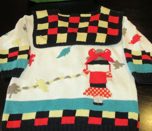 Vintage Berek Handstrick Pullover - New York - Large - Bild 5 von 7