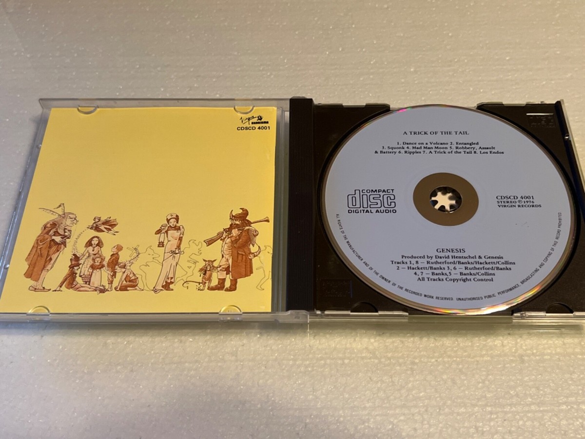 GENESIS - A TRICK OF THE TAIL WEST GERMANY BLUE FACE LABEL TARGET