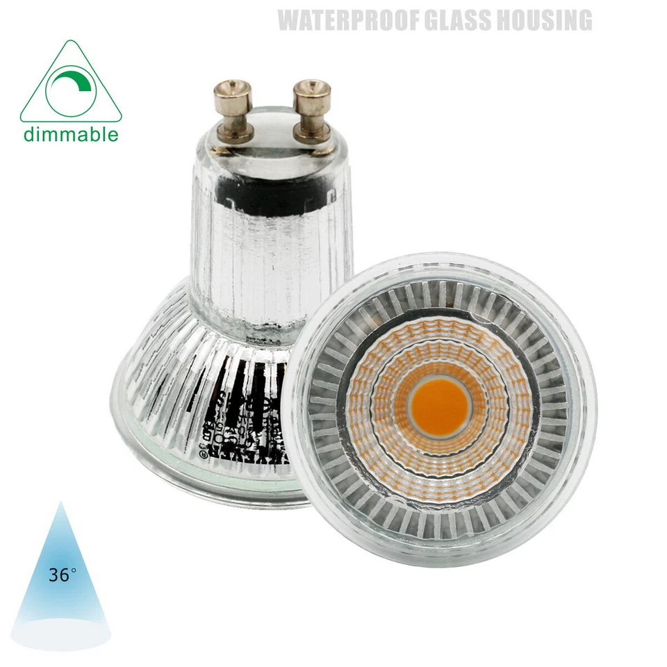4 Pack LED Spot Lamp Bulb GU10 GU5.3 Lamp base 110V 5W,Replace Halogen MR16 Lamp - Image 2 of 4