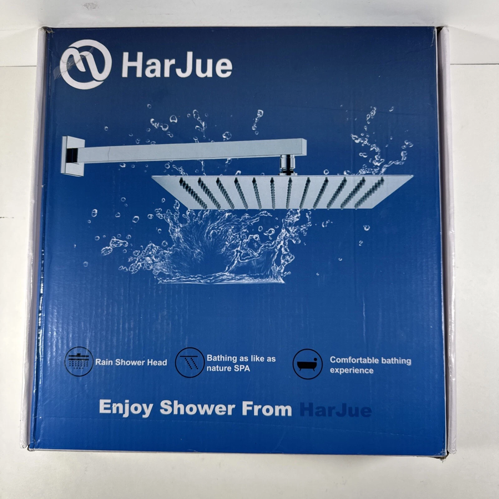 HarJue Filter Shower Head High Pressure Shower Head Chrome