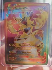 Zeraora Vmax Rainbow Foil Fan Art Vinyl Textured Collector Pokemon Card SWSH264 