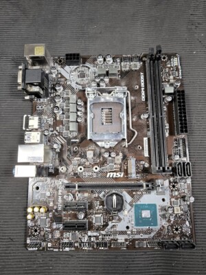MSI H310M PRO-M2 Motherboard - Not Working, No I/O, For Parts