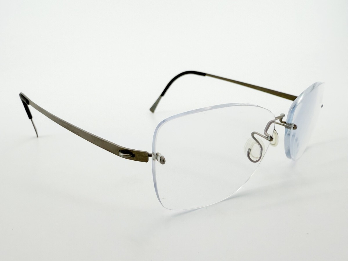 Lindberg Spirit Titanium T600 Eyeglasses FRAME p10 Silver ..[]20