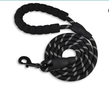 5/6 FT Strong Pet Dog Leash with Soft Padded Handle,Highly Reflective Rope for N