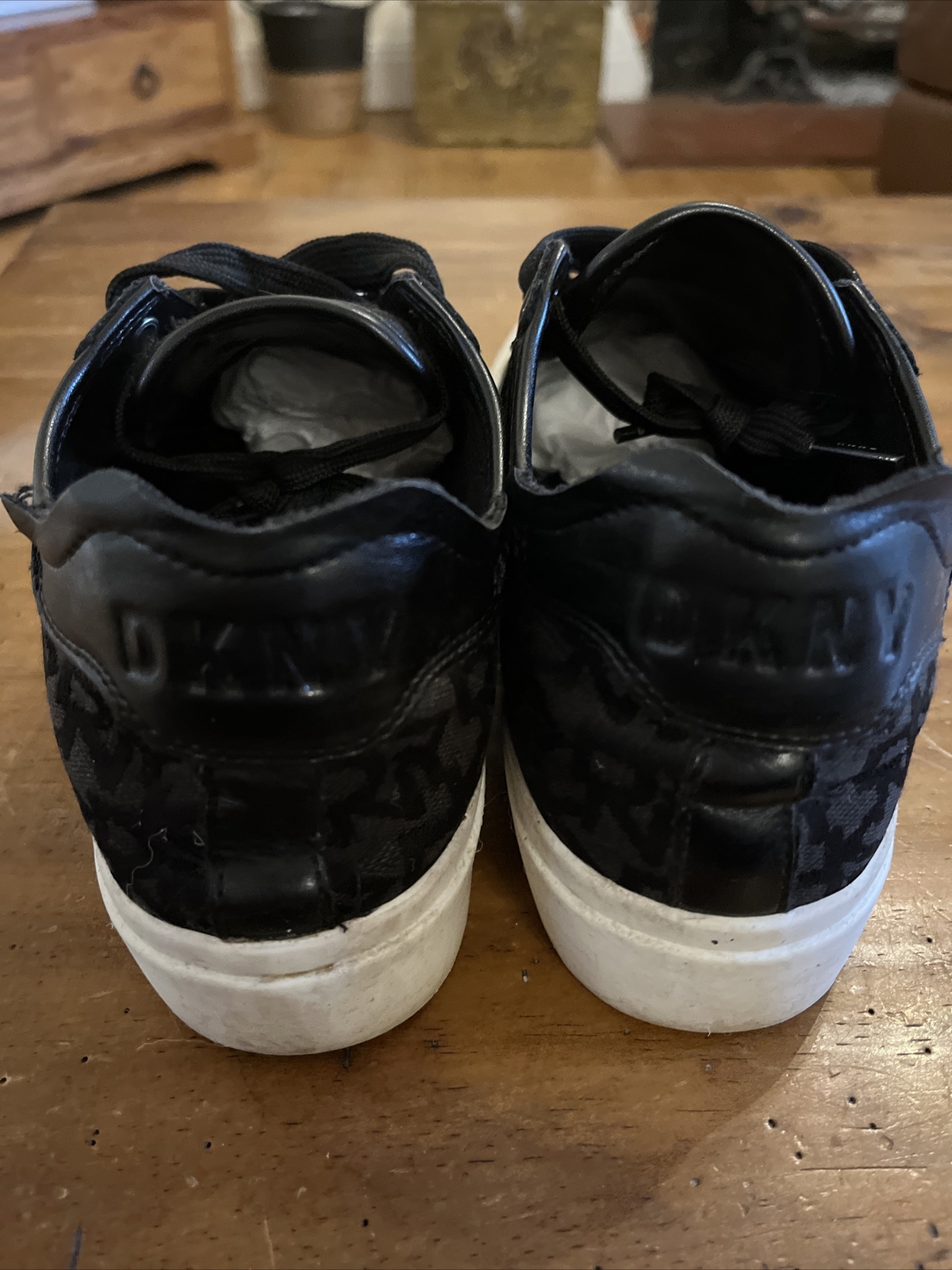DKNY Black Trainers UK 5.5 eBay