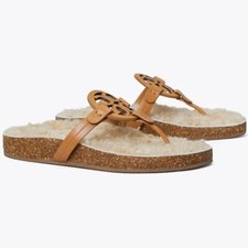 NWT Tory Burch Miller Cloud ShearlingSandals 7.5