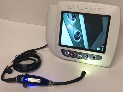 Verathon glidescopio cobalto monitor video AVL laringoscopio fotocamera riutilizzabile bastone - Foto 11 di 12