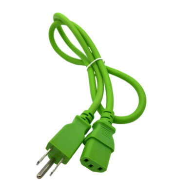 3' Green AC Cable for EIKI LC-XG210 LCD Projector Replacement Cable