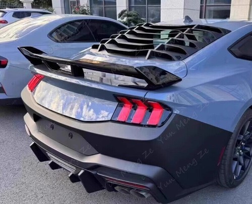 Alerón perforador negro 1 pieza para Ford Mustang 20204-2026 cola de viento fija cola perforada - Imagen 4 de 19