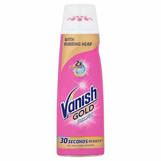 3 X Vanish Gold Powerful Rubbing Head Pre-treatment Stain Removal 3 X 200ml =new (5011417559925)
