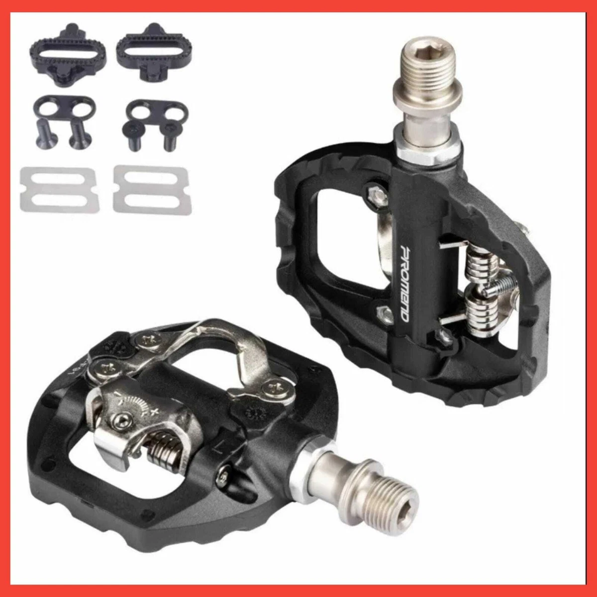 Pedali Con Chiodi Antiscivolo Cnc Leggero Pedali Bici BRGOOD MTB