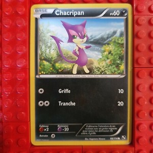 Carte Pokemon Noir Et Blanc 66 114 Chacripan Ebay
