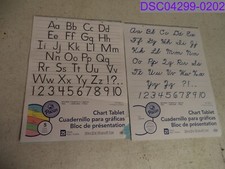 Qty  11 Pads: Pacon Chart Tablets 24" x 32" White  Multi Colored 74610  74731