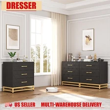 Dresser for Bedroom Chest of Drawers Nightstand Organizer Cabinet Wood Storage