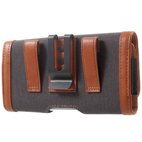 Metal Belt Clip for Huawei Honor Changwan 7C Case Textile - Leather Horizontal - Picture 5 of 6