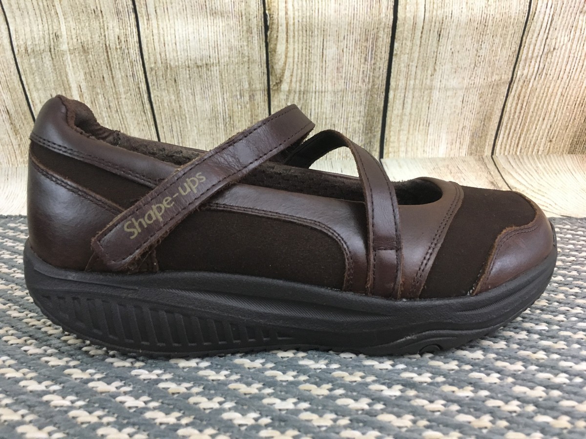 SKECHERS WOMENS BROWN SHAPE UPS XW HYPERACTIVE #24866/TOFF Size