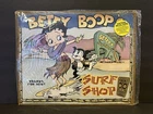 Betty Boop Betty's Surf Shop Tin Sign 12" x 15" Vintage Decorative Wall Sign NEW