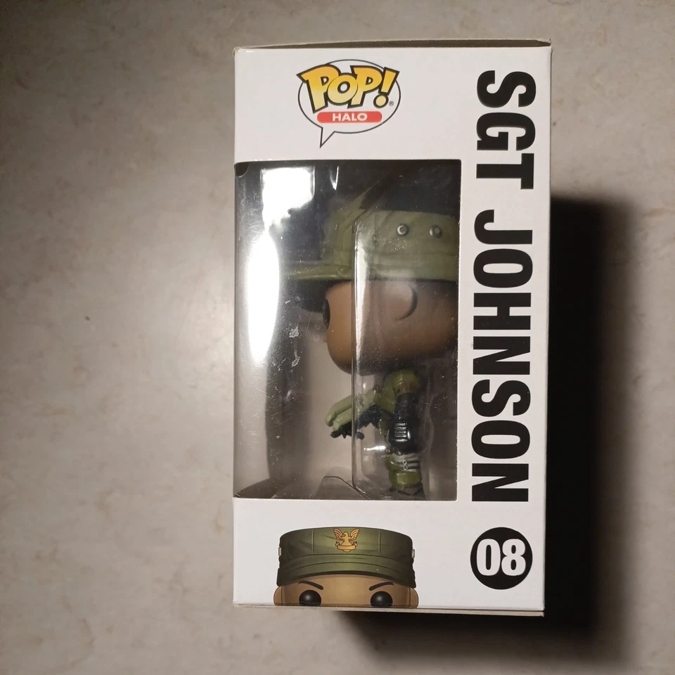 Funko POP! Vinyl Figure Halo #08 - Sgt. Johnson lost a little colour - Image 2 of 4