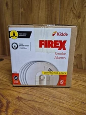 Kidde FireX (i4618) 120V Hardwired Ionization Smoke Alarm w/ 9V Battery Backup 