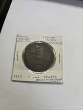 1783 Italy, Tuscany Silver Francescone (10 Paoli)