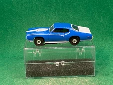 ORIGINAL MODEL MOTORING '69 ROYAL BOBCAT GTO, BLUE/WHITE, RUNNING CHASSIS, SUPER