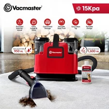 Vacmaster Portable Carpet Upholstery Cleaner, with 15Kpa Suction, Self-Cleaning