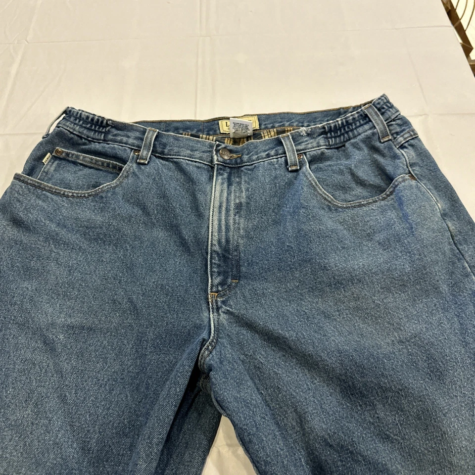 L.L. Bean Comfort Waist Jeans 40X29 Blue Denim Pants - Image 4 of 4