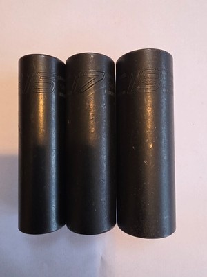 Snap-on Tools USA 1/2'' Bohrer 6-Pt metrisch 15 17 & 19 mm tief Schlagschrauber-Steckschlüssel SIMM190