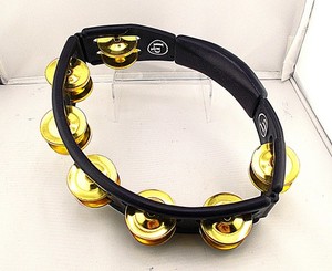 LATIN PERCUSSION  lp CYCLOPS professional TAMBOURINE - Brass jingles - warm tone