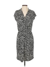 H By Halston Women Gray Casual Dress XS