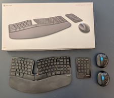 Microsoft Sculpt Keyboard and Mouse L5V-00002, L6V-00001 with Dongles