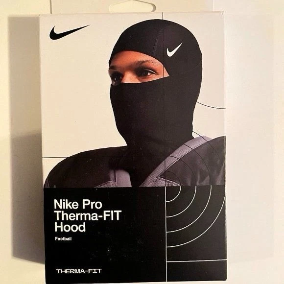Nike Pro Therma Fit Hyperwarm Black Hood Balaclava Ski Mask