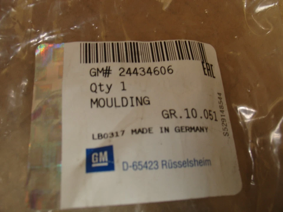 24434606 Window Trim Windscreen Strip For 2001-2011 Opel Combo - Image 2 of 2