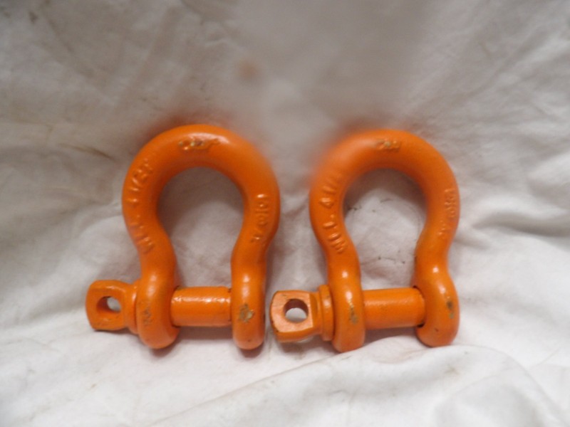 Pair of CM 4-1/2 Ton Shackles Clevis USA
