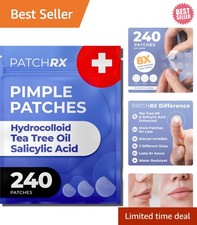 240 Hydrocolloid Acne Patches with Tea Tree  Salicylic Acid - Concealer