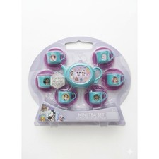 Disney 100 Mini Tea Set 6 Cups Saucers 1 Teapot Princess Characters Play Toy