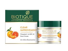 Biotique Vitamin C SPF 30 Face Cream 50ml Brightening Peach Scent