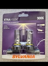 Sylvania 9006 Hb4u Xtravision Halogen Headlight Set Of 2 Newdamaged Packaging