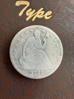 1862-S Seated Liberty Half Dollar, Civil War Coin