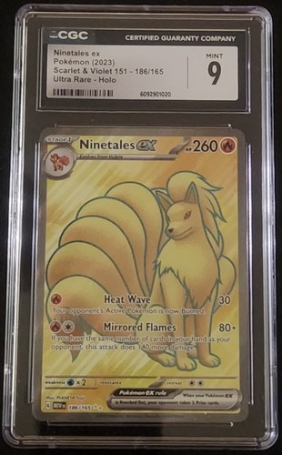 Ninetales ex graded CGC 9 for sale on eBay
