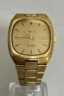 Vintage Omega Seamaster Quartz TV Dial Gold Men’s Watch All Original Mint