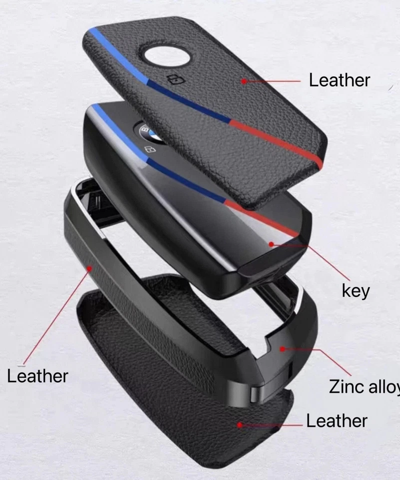 Funda protectora para llavero remoto para BMW X5 X6 X7 iX i5 i7 5 7 - NUEVA Foto 4 de 4