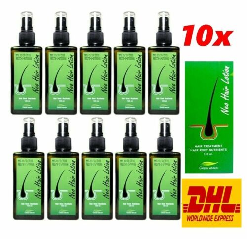 10x Green Wealth Neo Hair Lotion Growth Root Hair Loss Nutrients Treatments - Picture 1 of 12