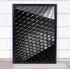 Squares And Triangles Abstract Geometry Graphic Toronto Wall Art Print