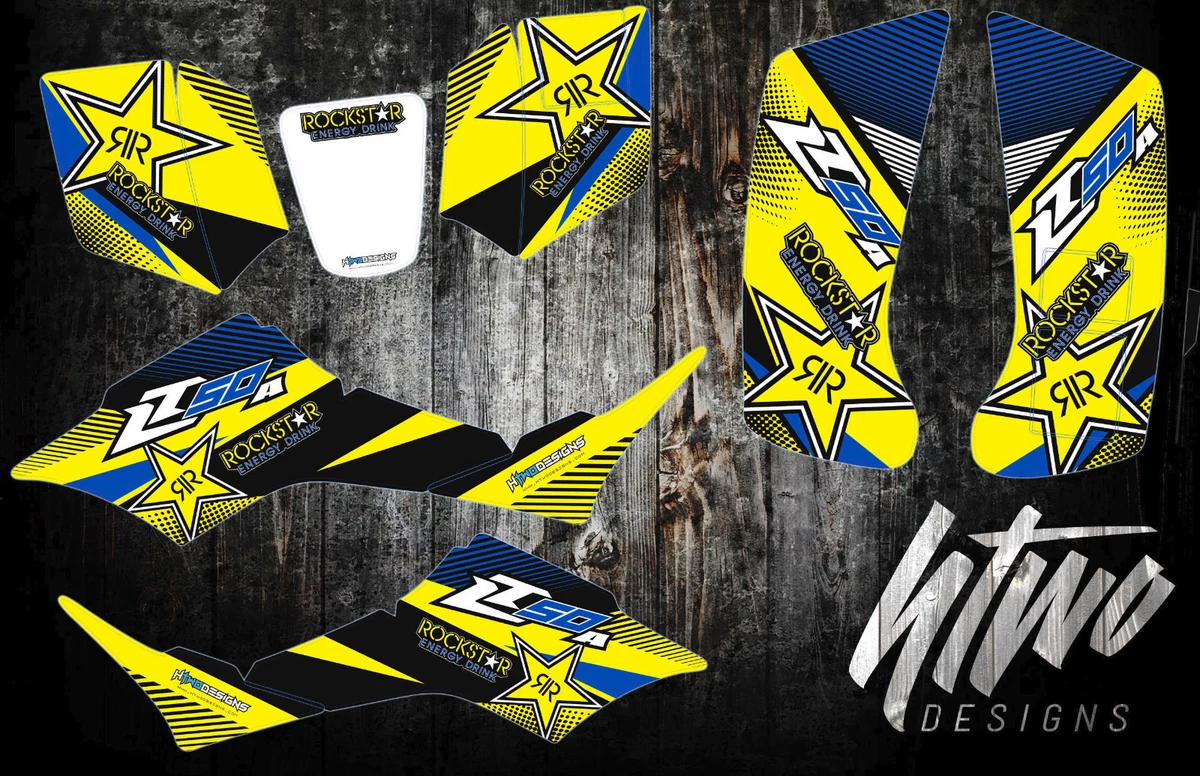 SUZUKI LT50 GRAPHICS KIT TO FIT LT 50 STICKERS QUAD DECALS STICKER ...