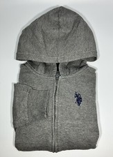   U.S Polo ASSN Boys  Fleece Hoodie  Gray /Size L 10-12 