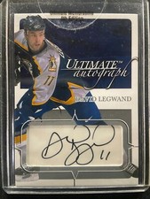 2003-04 In the Game BAP Ultimate Autograph #51 David Legwand AUTO 90/135