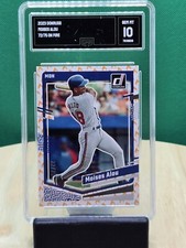 2023 Donruss Baseball Moises Alou #152 On Fire Emoji /75 GMA 10 Montreal Expos